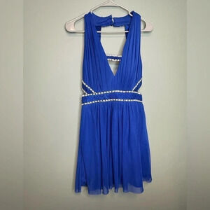 Formal open back dress